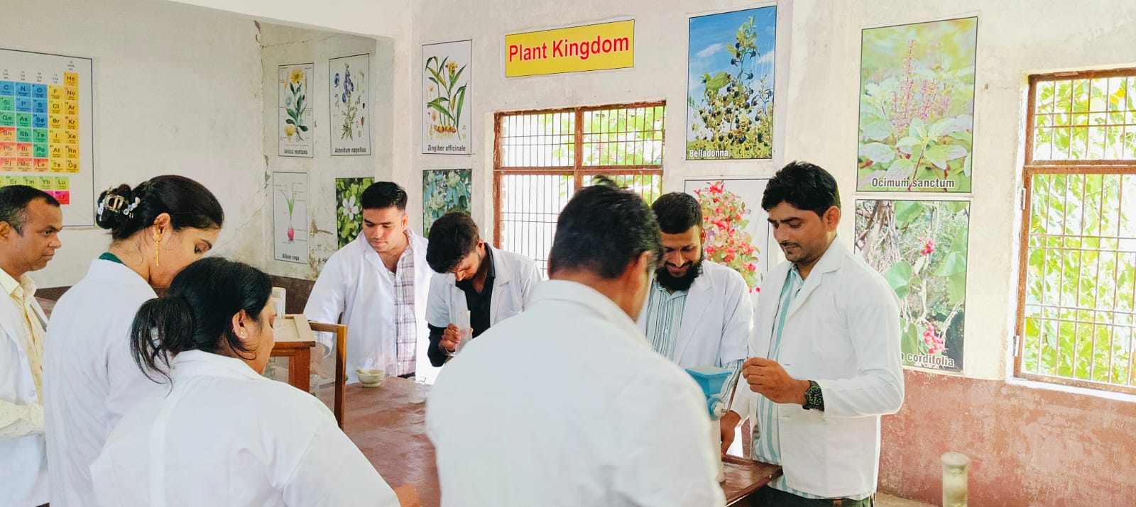 Practical learning session inside the institute lab